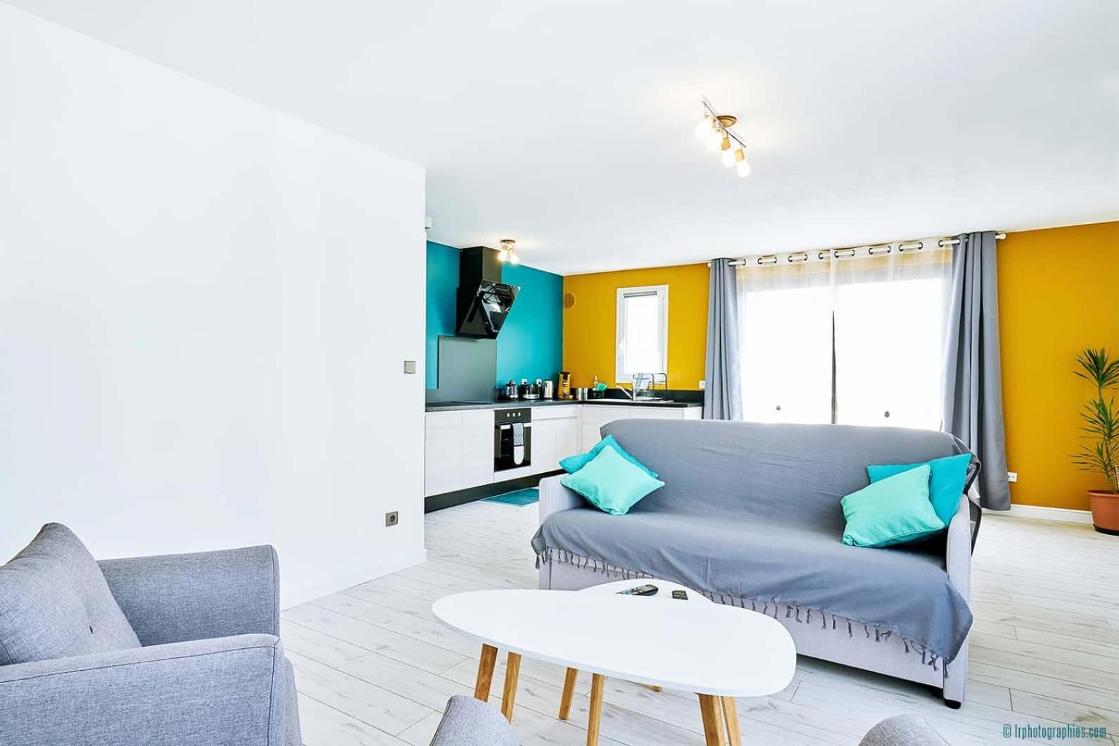 T2 Cosy A 100M De La Plage, Saint-Pierre, Luma Appart エクステリア 写真